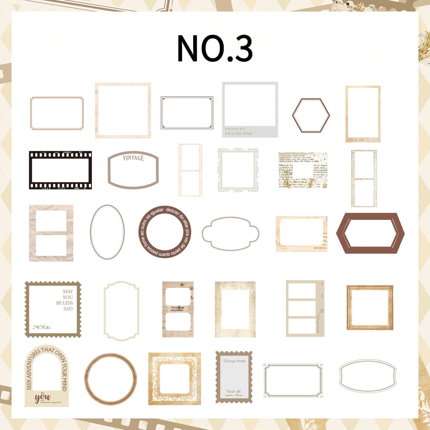 Label Border Sticker Pack