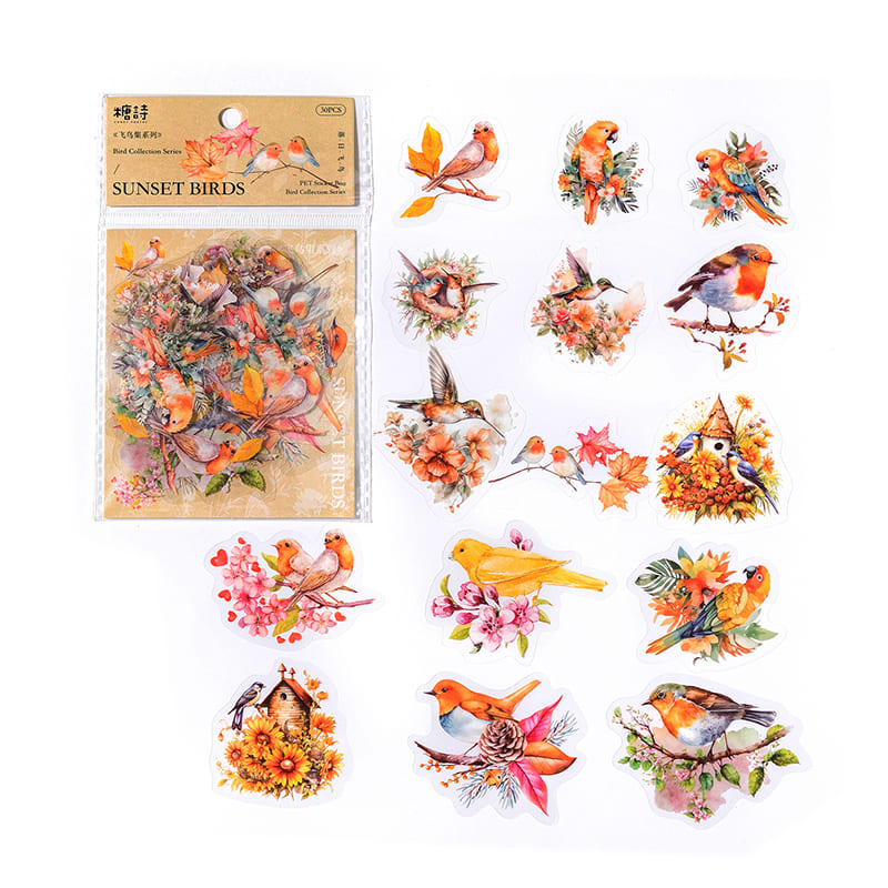 Bird Series Stickers