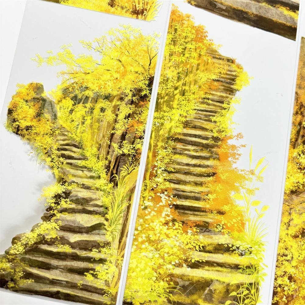 Autumn Stone Steps PET Tape – One Loop