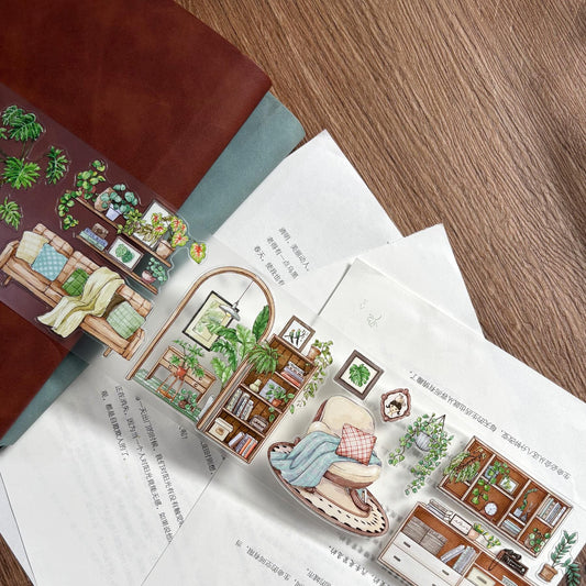 Die-Cutting My Forest House One Cycle PET Tape