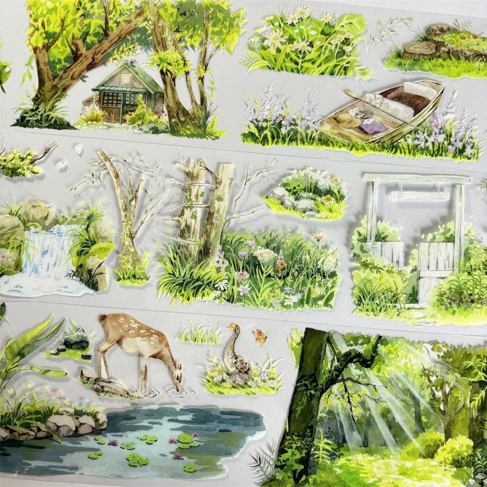 One Cycle Jungle Pattern PET Tape