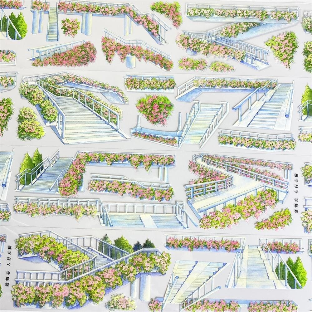 Pedestrian Overpass PET Tape (One Cycle)
