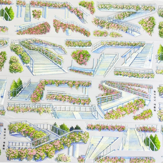 Pedestrian Overpass PET Tape (One Cycle)