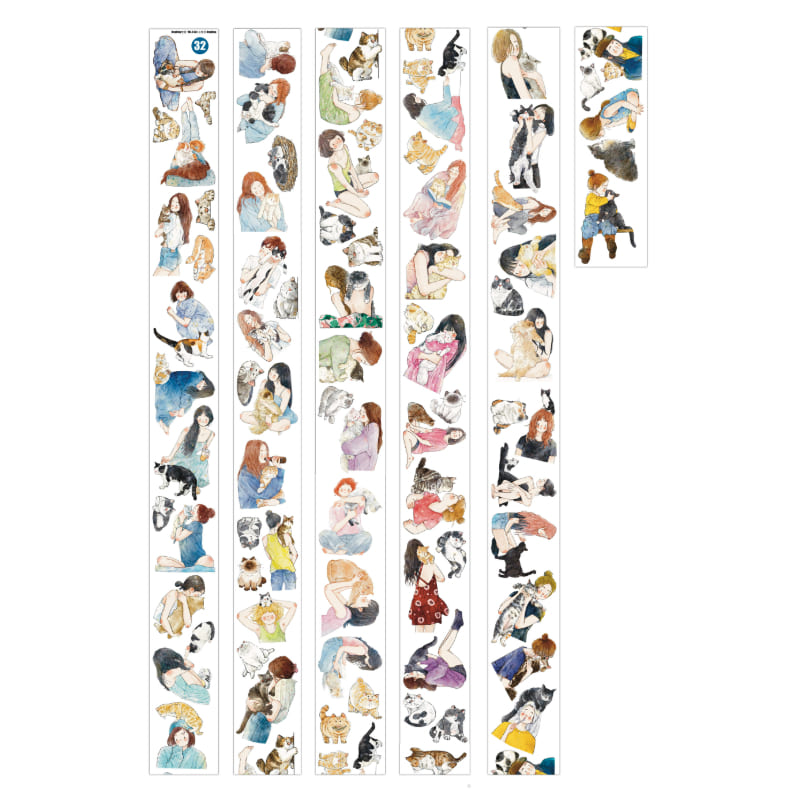 6cm*333cm Die-Cut Daily Joy One Cycle Tape