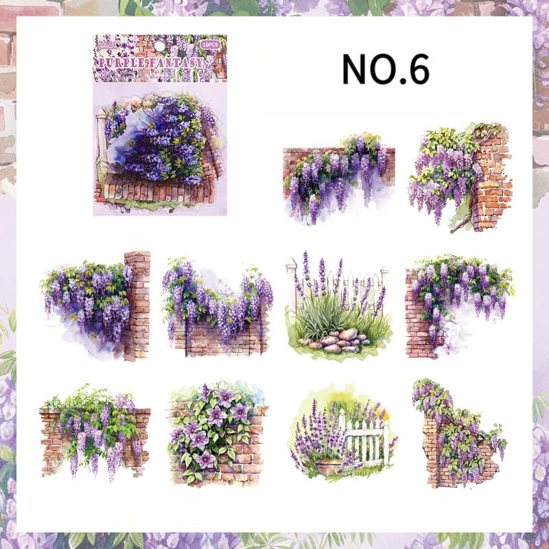 Secret Garden Theme Stickers