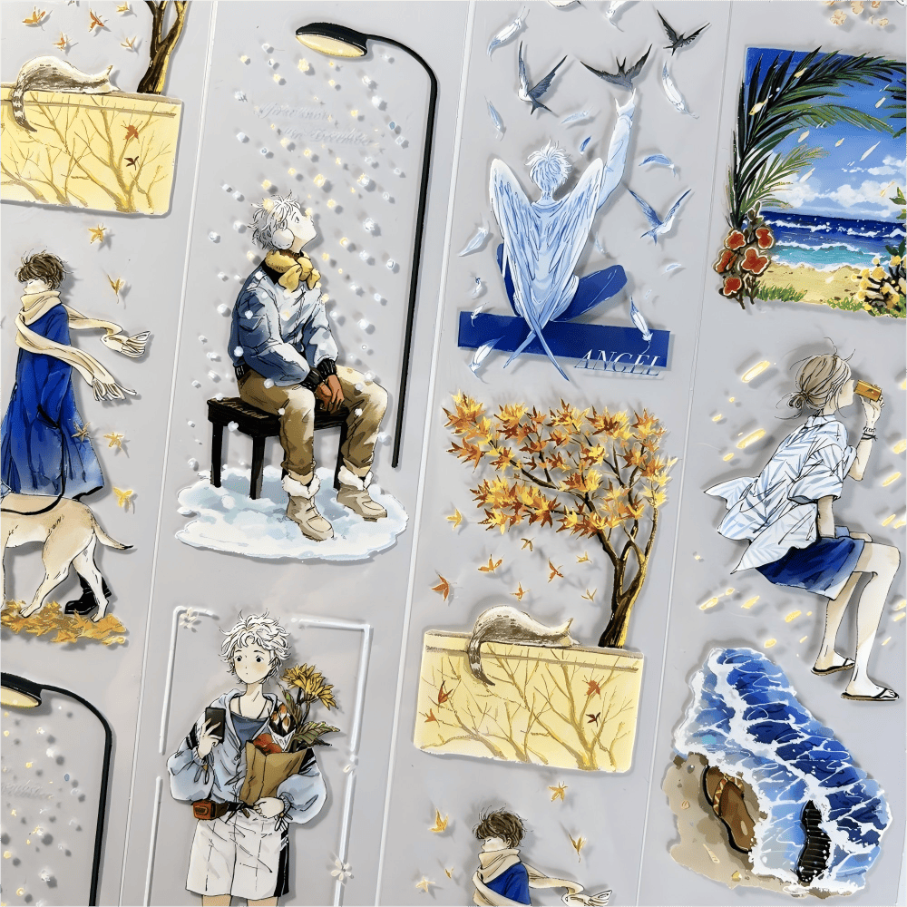 Plaid Girl PET Decorative One Cycle PET Tape