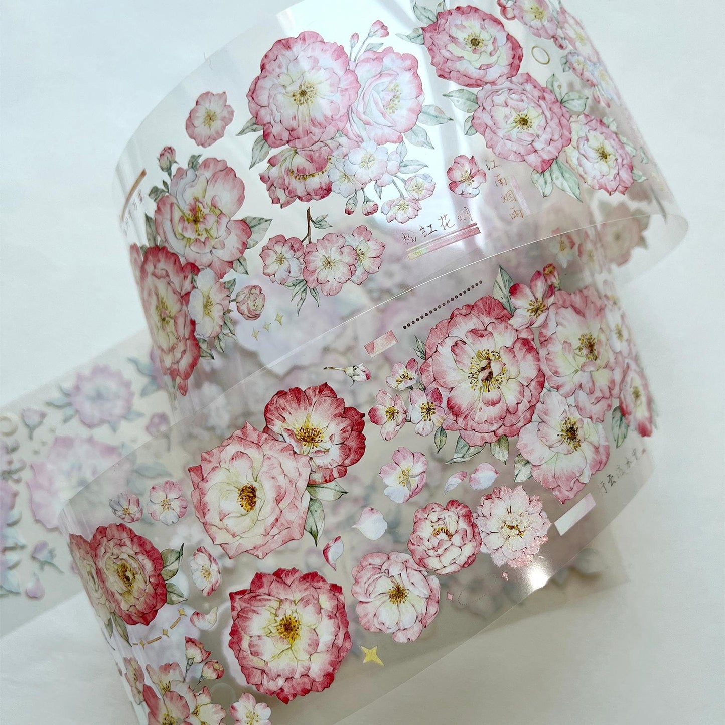 6cm*5m Pink Petal Tape