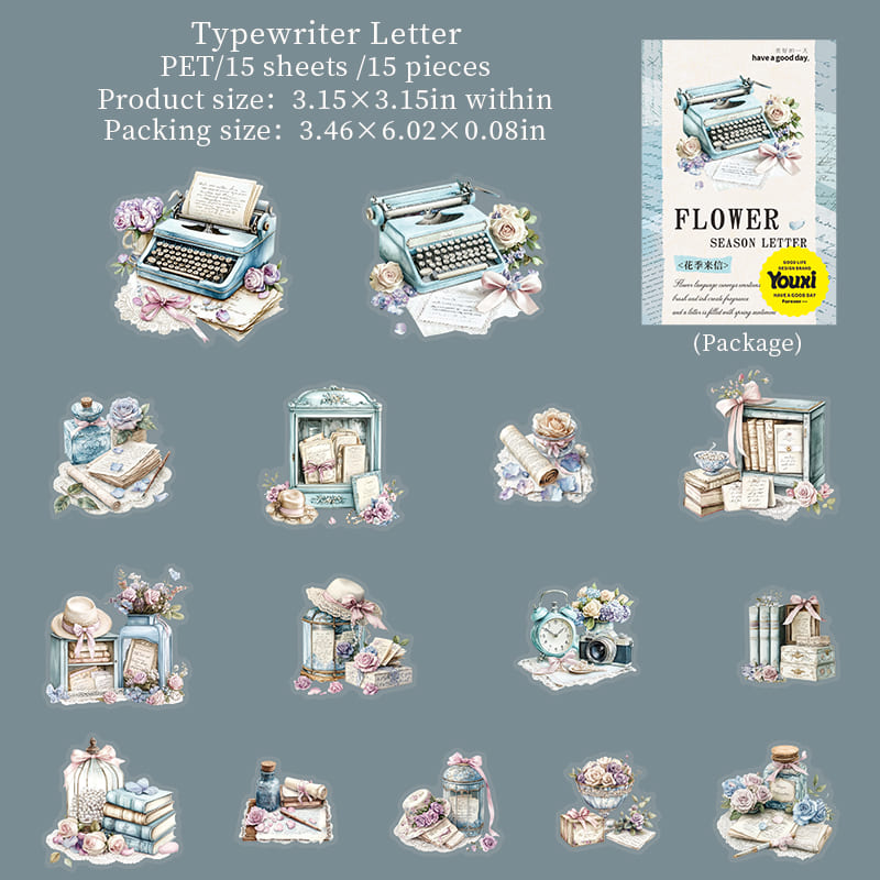 Letter Series Stickers