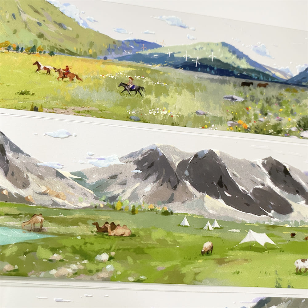 Mountain Range Series One Cycle PET Tape