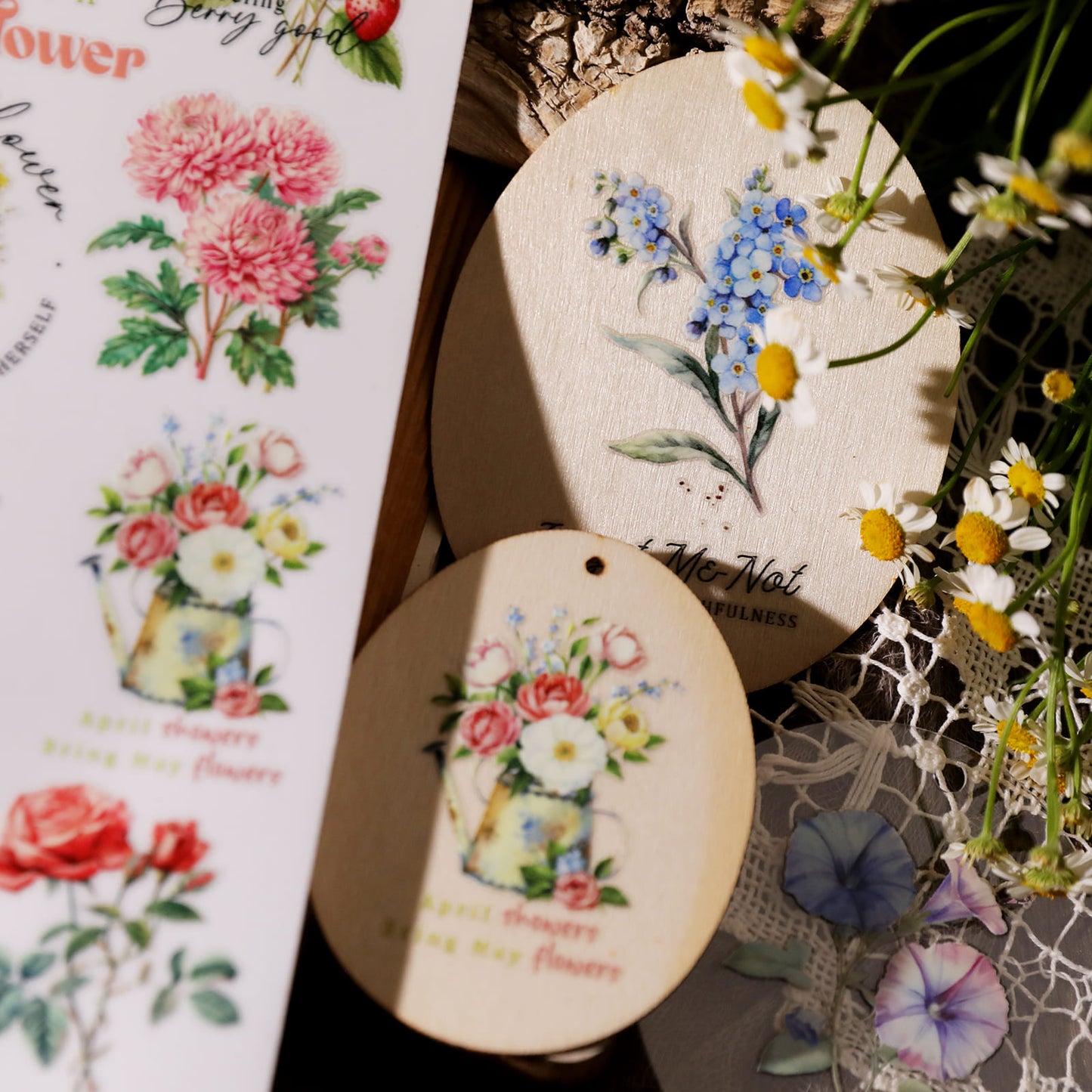 Flowers Transfer Sticker