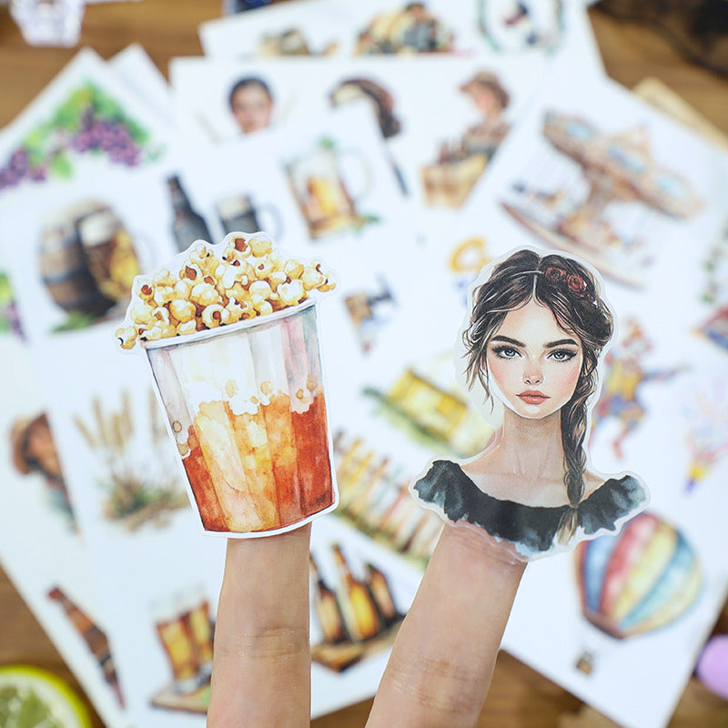 Banquet-Themed Sticker Book