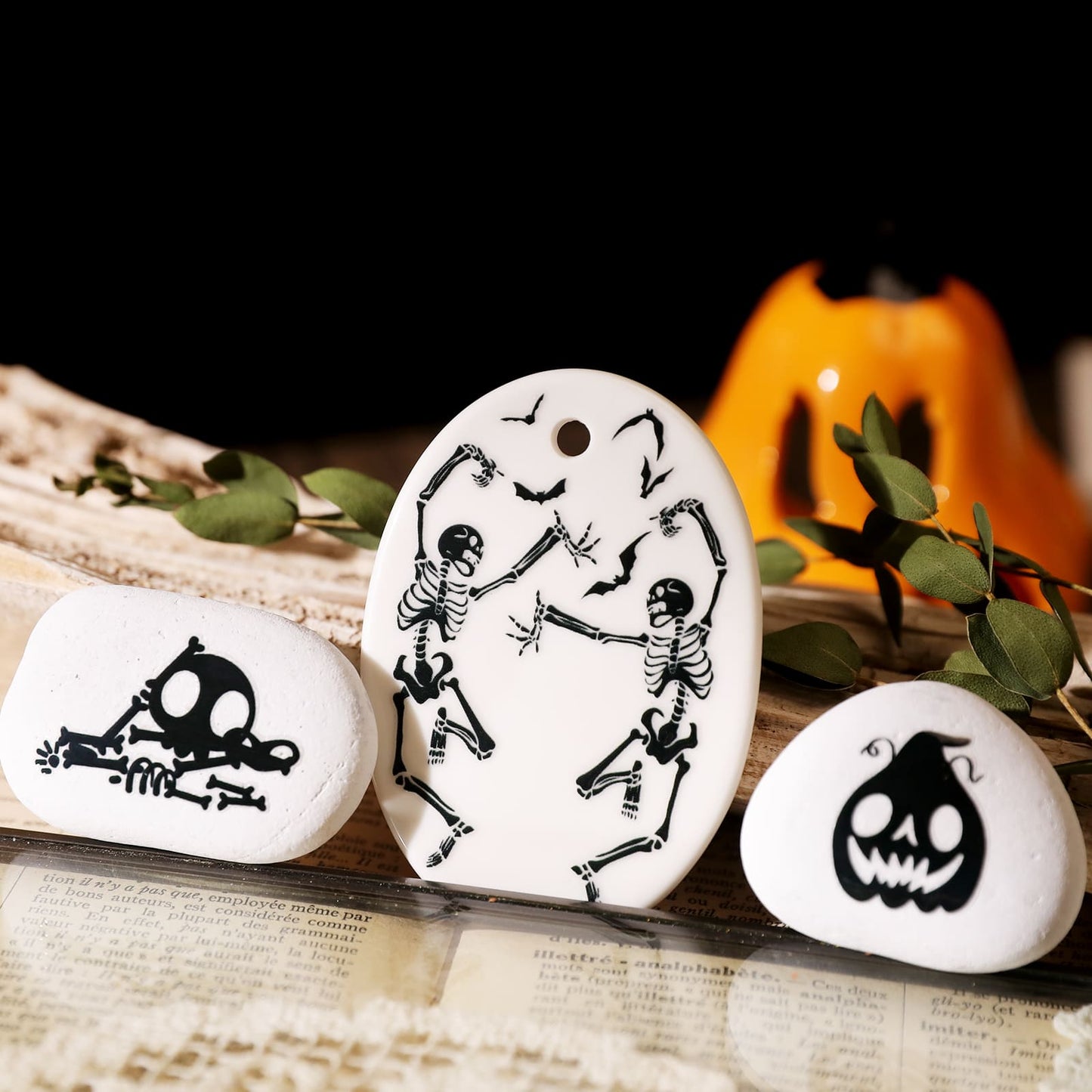 Black Halloween Transfer Sticker