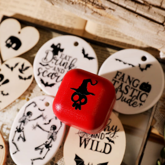 Black Halloween Transfer Sticker