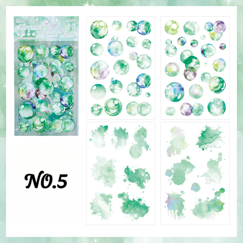 Whimsical Bubble Stickers