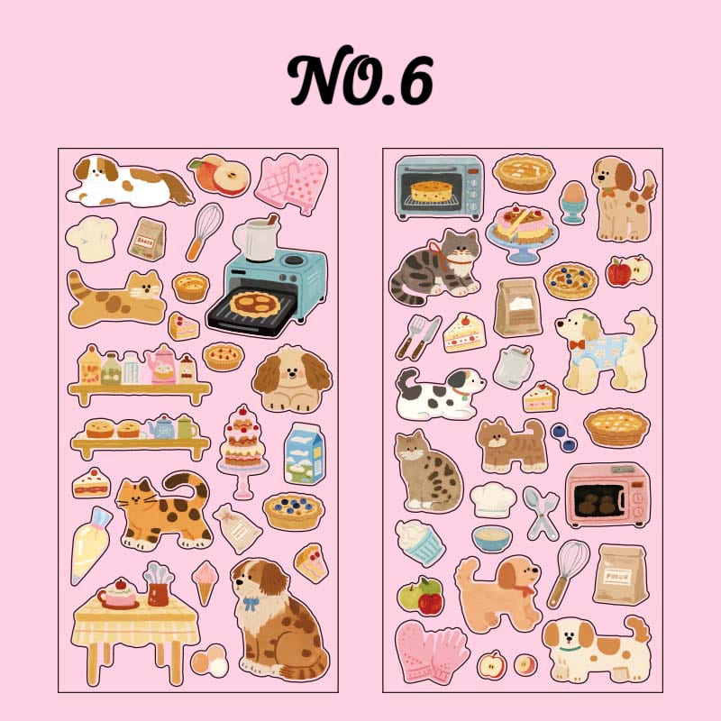 Daily Cute Stickers - for Journal Decoration