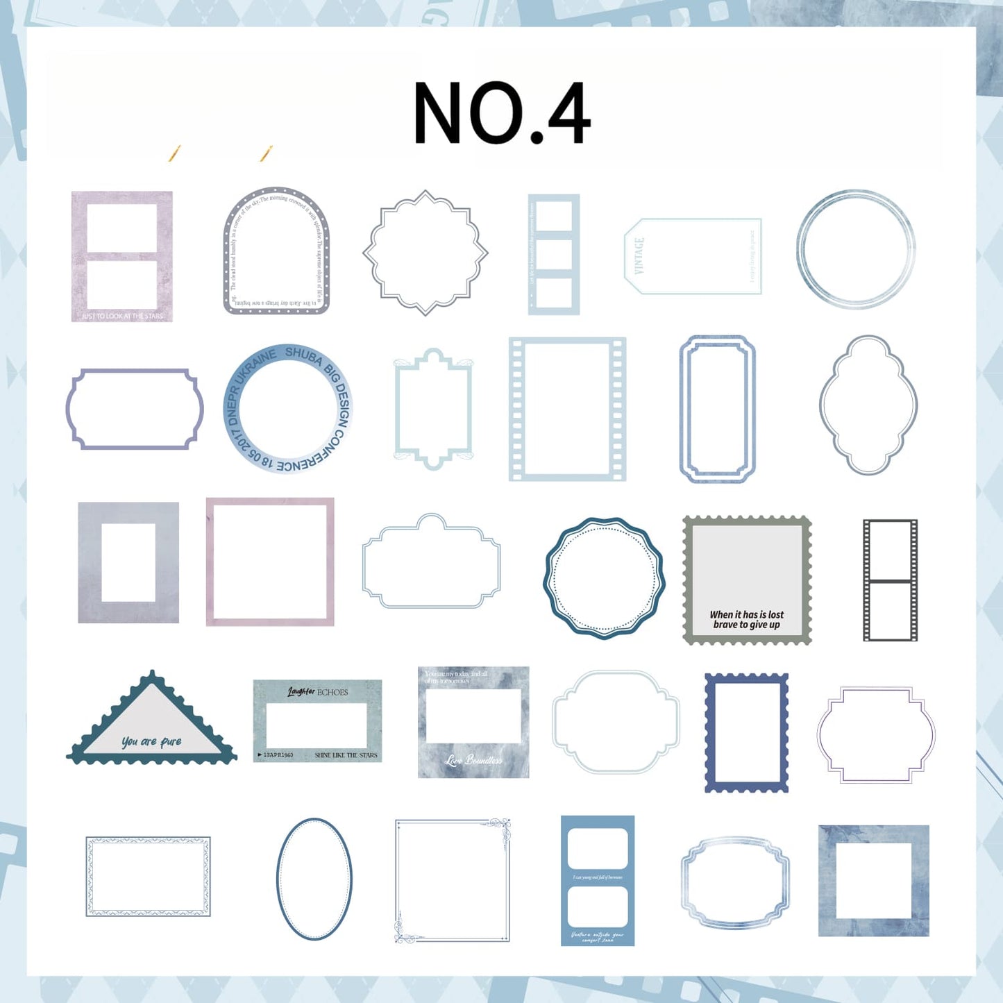 Label Border Sticker Pack