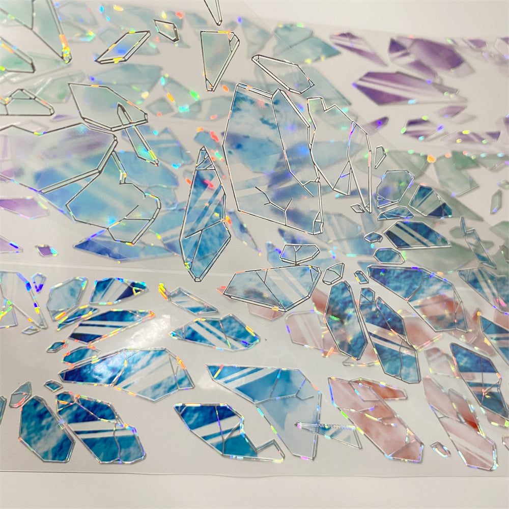 Colorful Glass Shard PET Tape ( One Cycle)