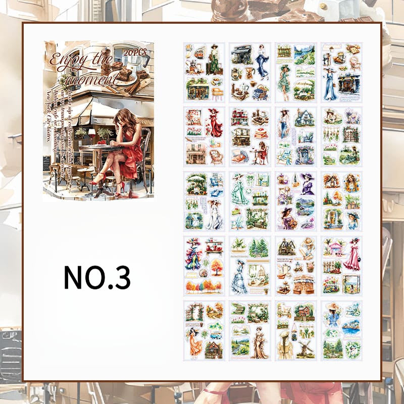 20PCS Sticker Book