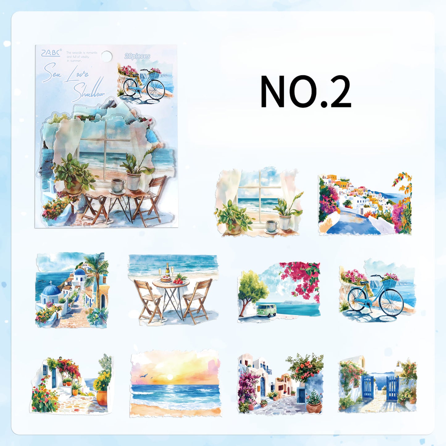 Scenery Theme Stickers