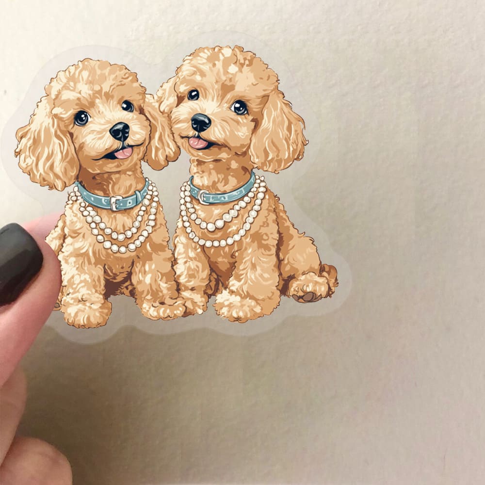 50PCS Vintage Dog PET Stickers