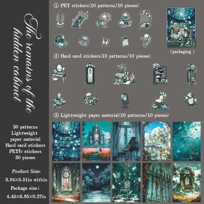 Dark Themed Scrapbook Pack