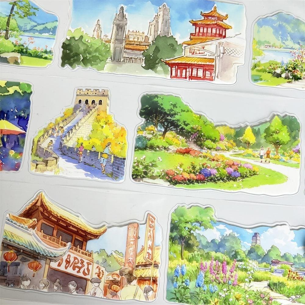 Die-Cut One Loop Scenic Series PET Tape