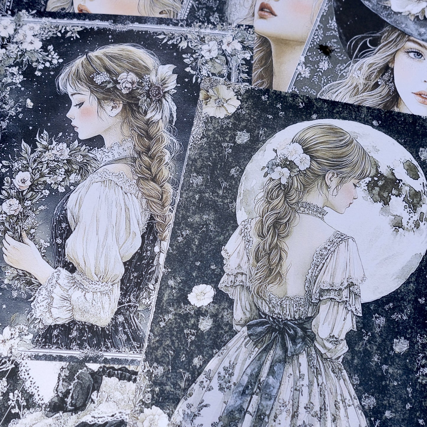 Moonlight Elf Scrapbook Paper