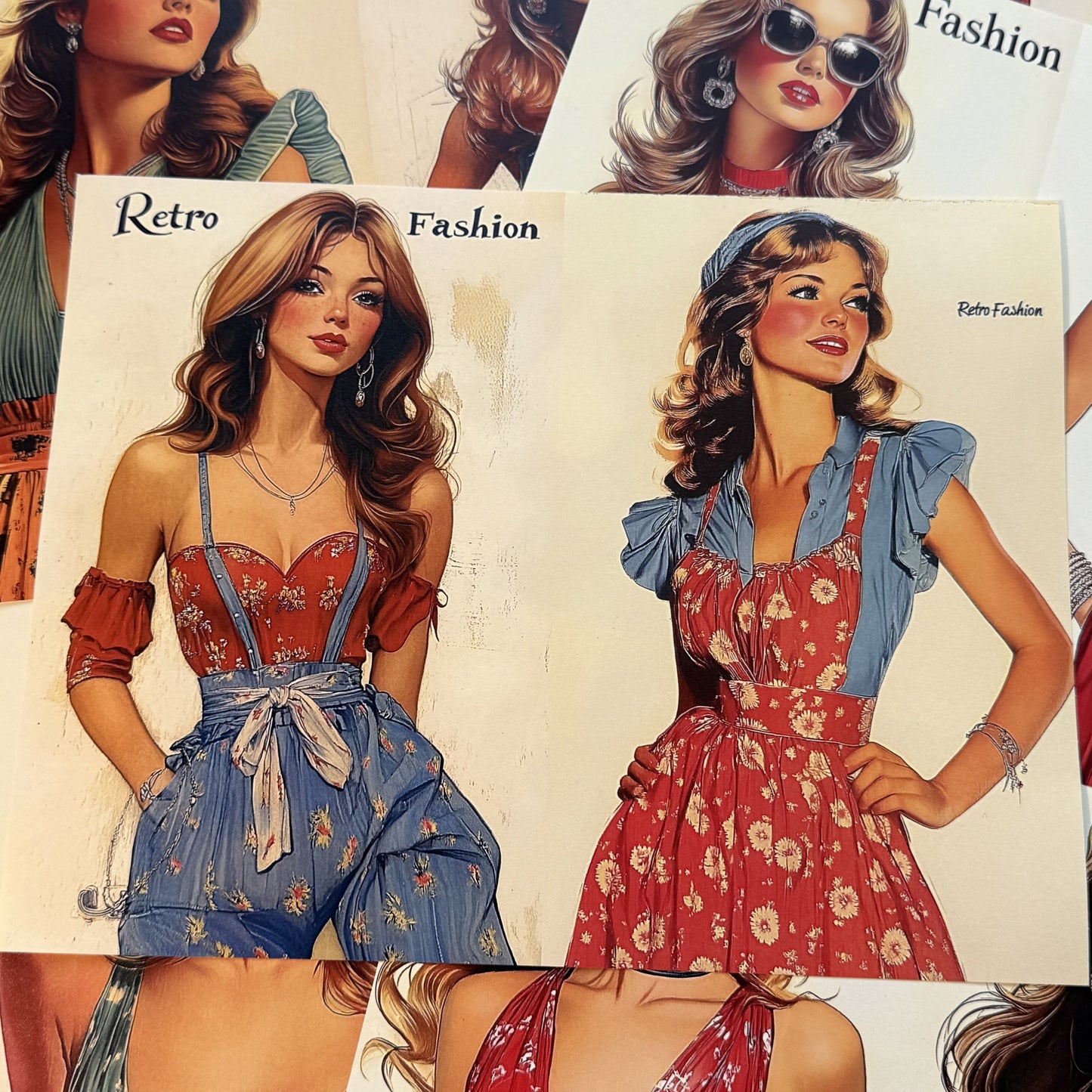 Magazine Style Scrapbook Paper