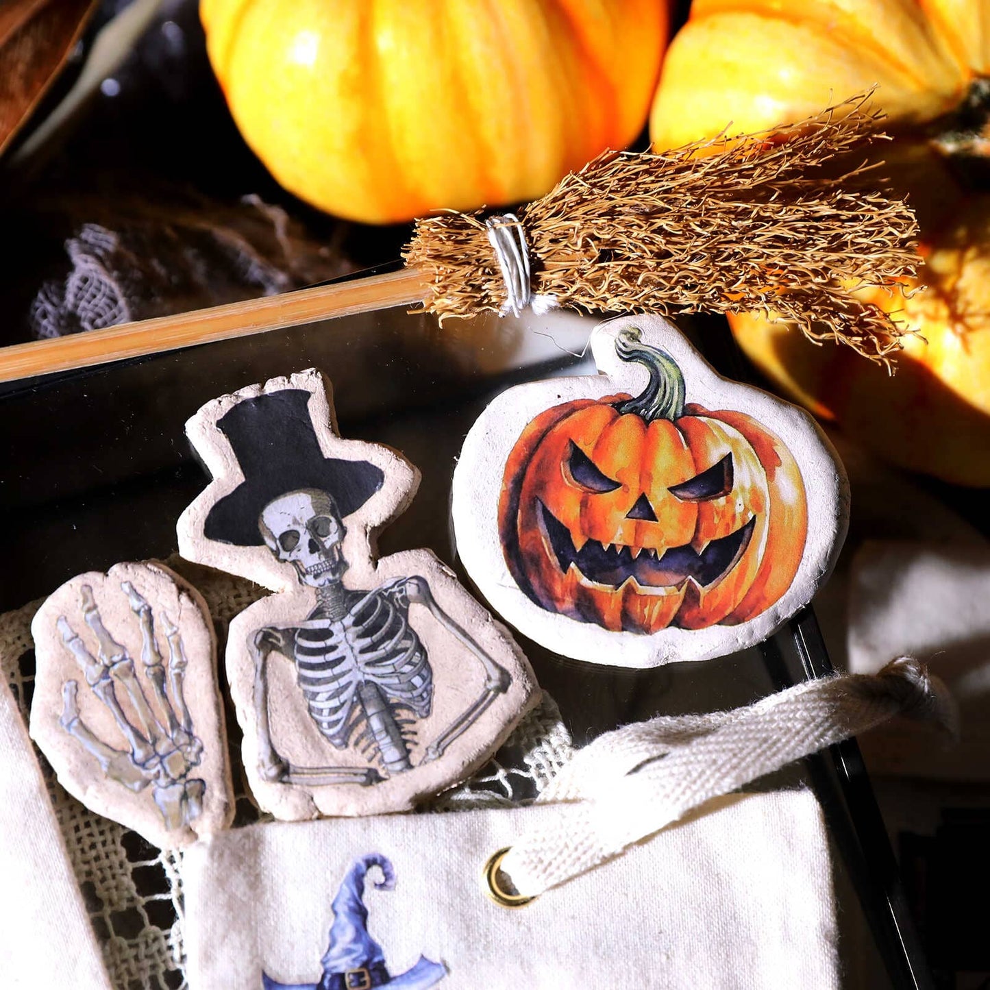 3PCS Halloween Transfer Stickers