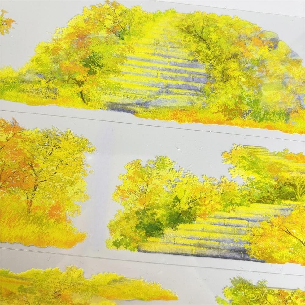 One Loop Autumn Steps PET Tape