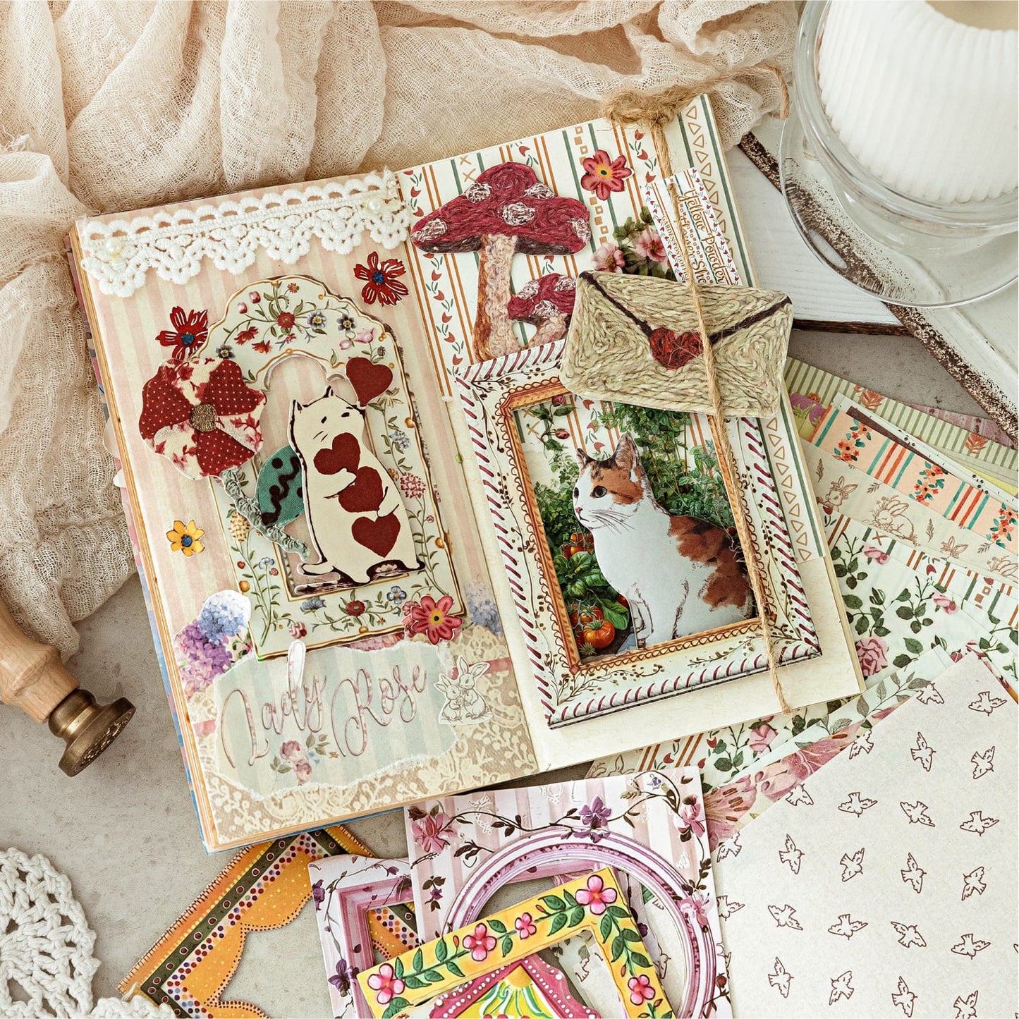 Mixed Media Scrapbook Kit