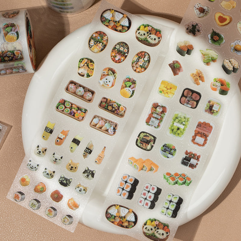 Convenience Store Series Retro PET Die-Cut Tape