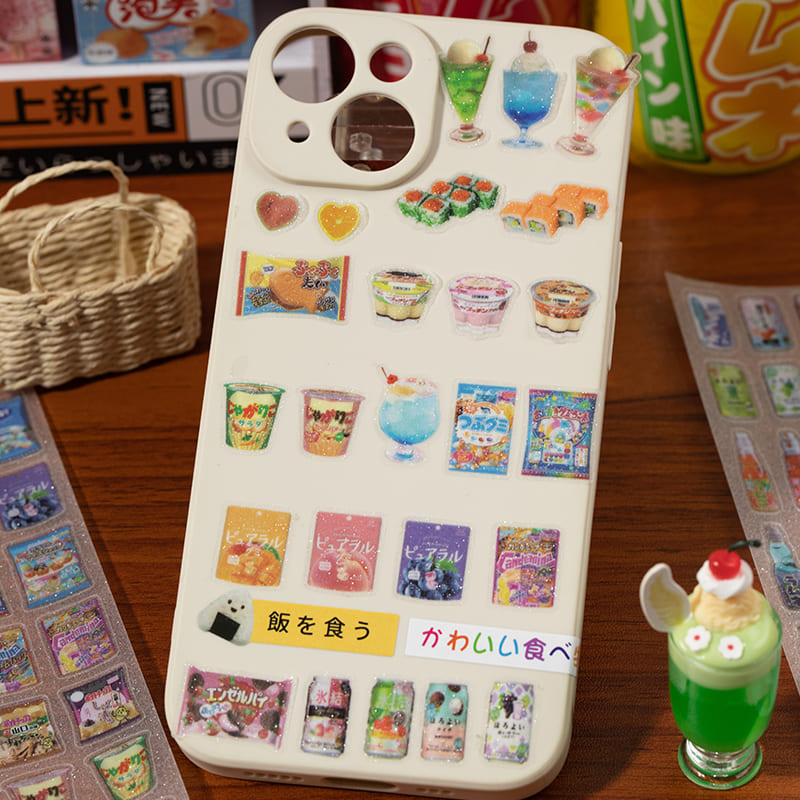 Convenience Store Series Retro PET Die-Cut Tape