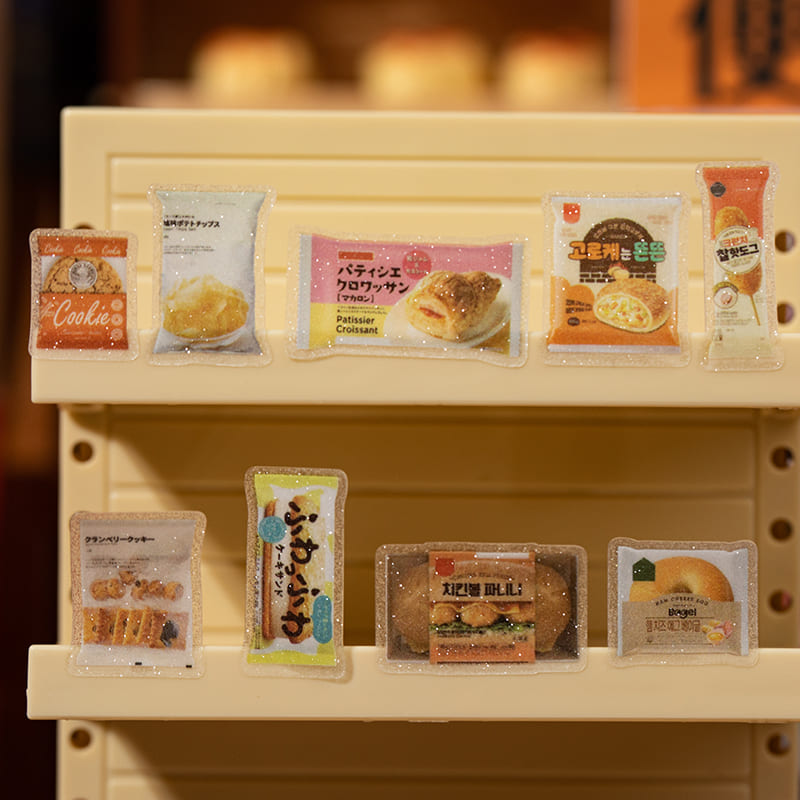 Convenience Store Series Retro PET Die-Cut Tape