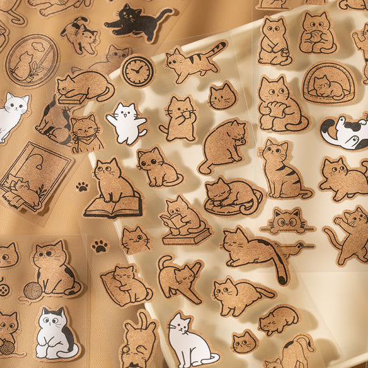 Adorably Cute Cat Stickers