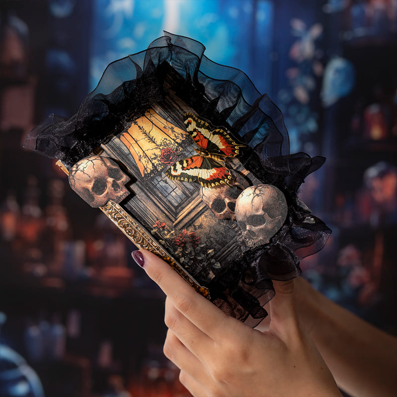 50PCS Witch Theme Scrapbook Paper