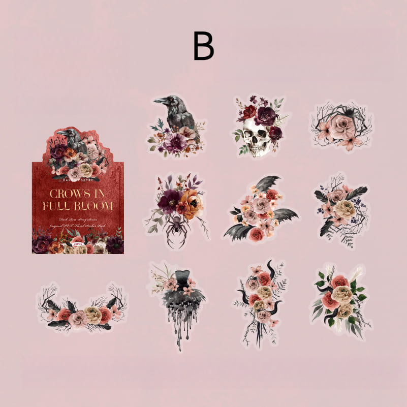 Dark Rose Sticker Pack