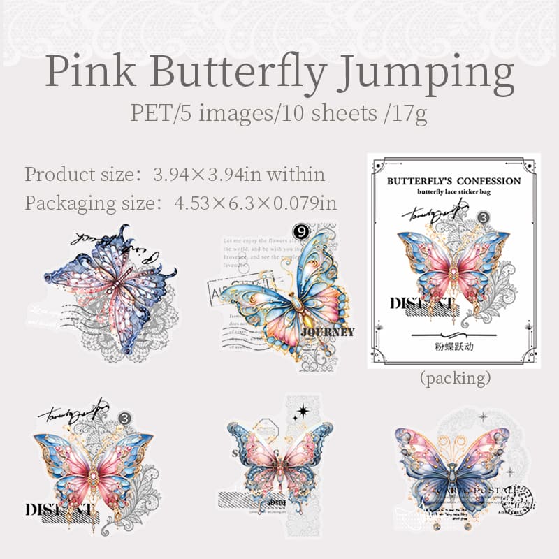 Butterfly Series Stickers