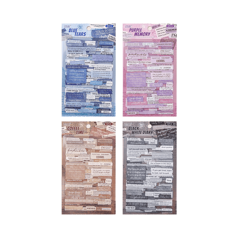 Vintage Old Time Series Stickers