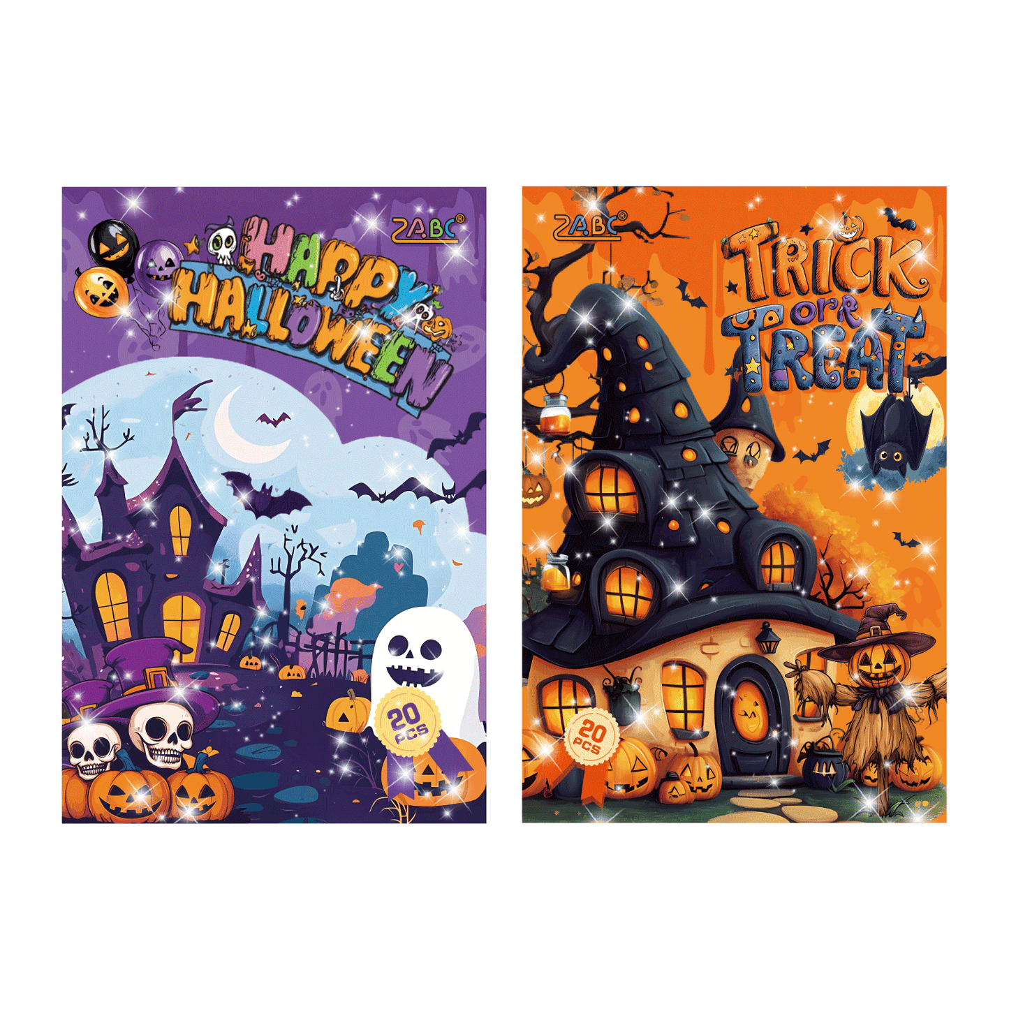 Die-cut Halloween Sticker Book