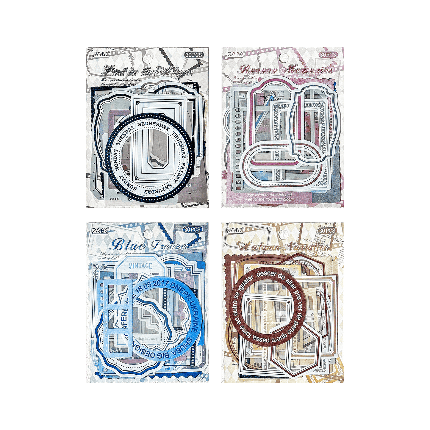 Label Border Sticker Pack
