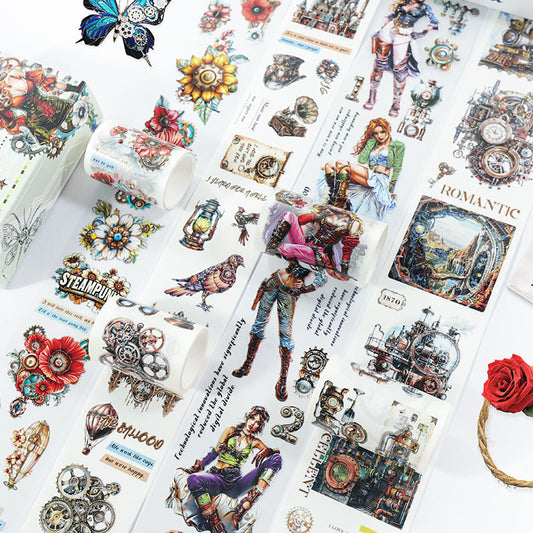 4PCS Punk Series PET/Washi Tape Set