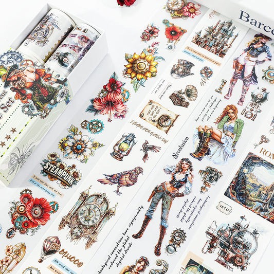 4PCS Punk Series PET/Washi Tape Set