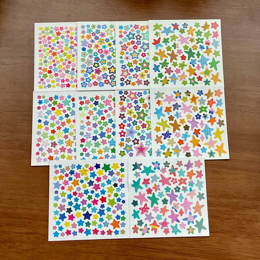 10PCS Star Stickers