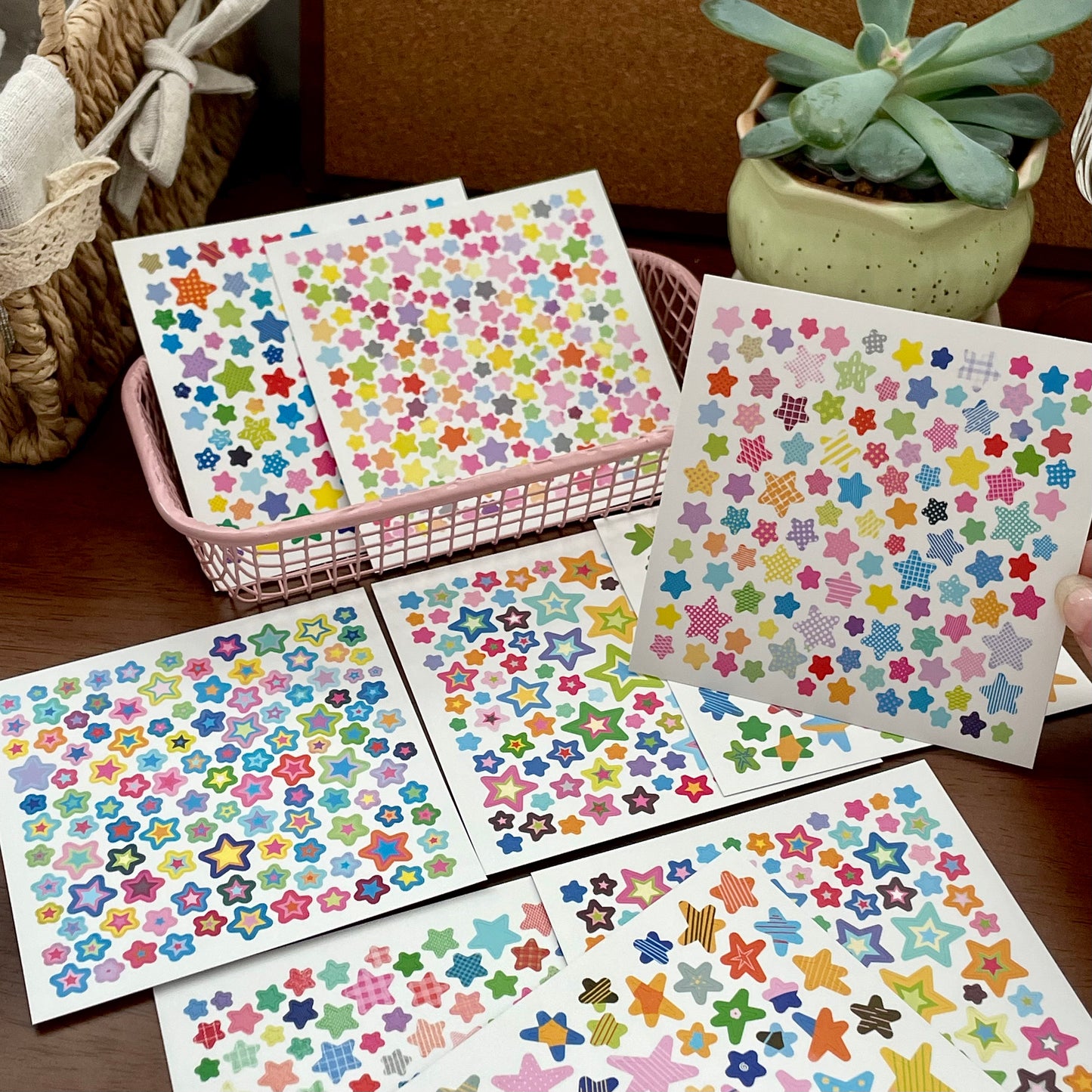 10PCS Star Stickers
