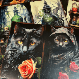 Magical Witch Scrapbook Paper