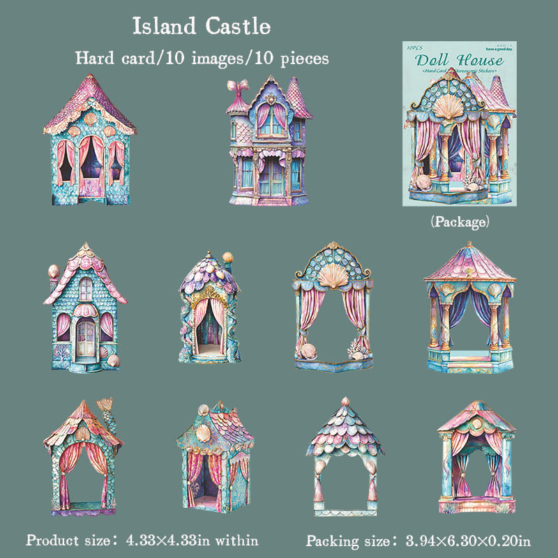 Dollhouse Series Die-Cut Stickers