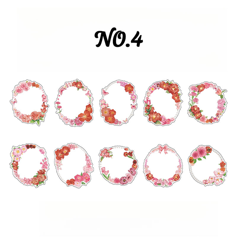 Floral Wreath Sticker Pack