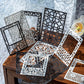 Black and White Lace Border