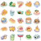 50PCS Dessert & Food Series Stickers